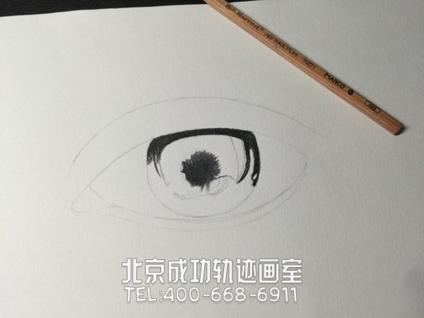 素描眼睛的畫法步驟